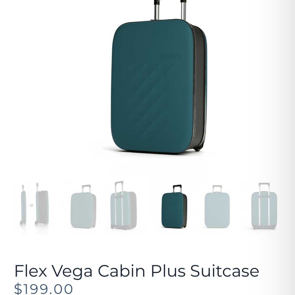 Brand New: Carry-on luggage/suitcase - Rollink Flex Vega Cabin Plus